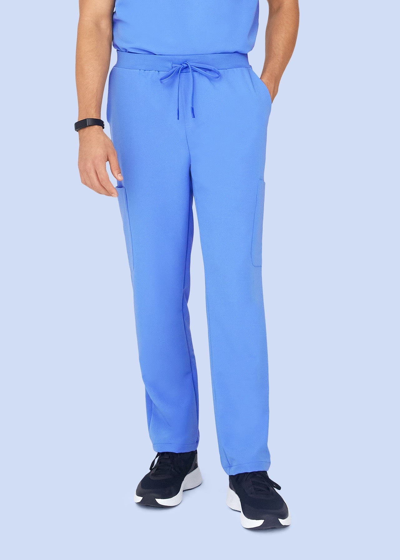 Men's 7-Pocket Cargo Pants in Ceil Blue