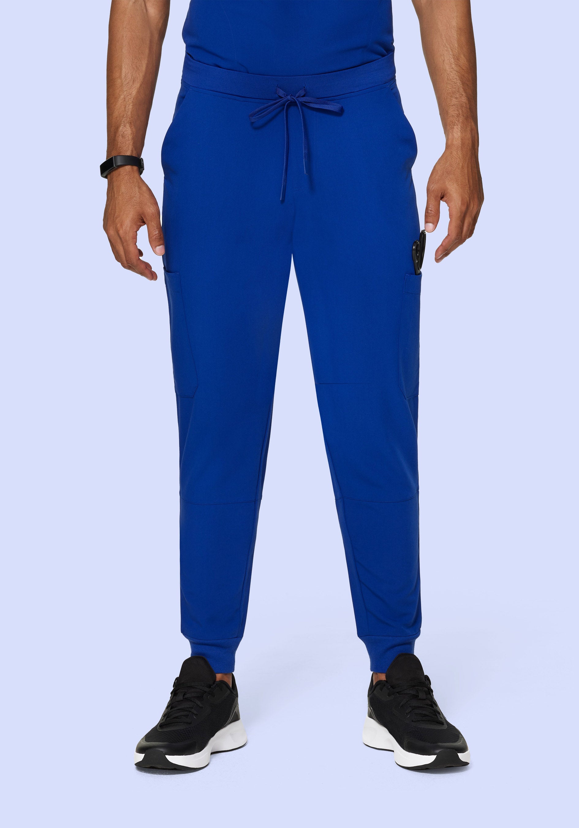 Galaxy Blue Joggers with 7 Pockets