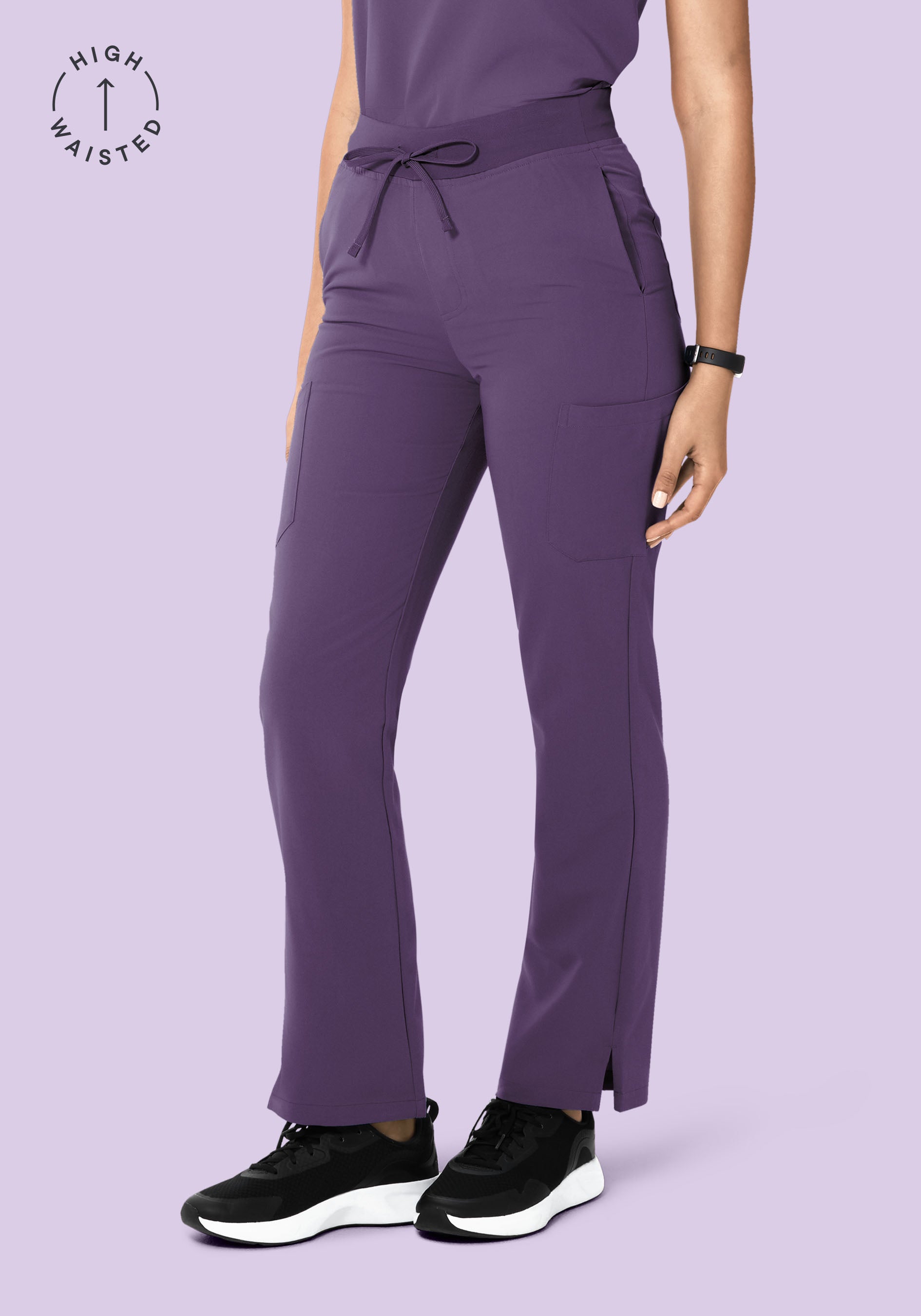 Dewberry High-Waist Cargo Pants for Women