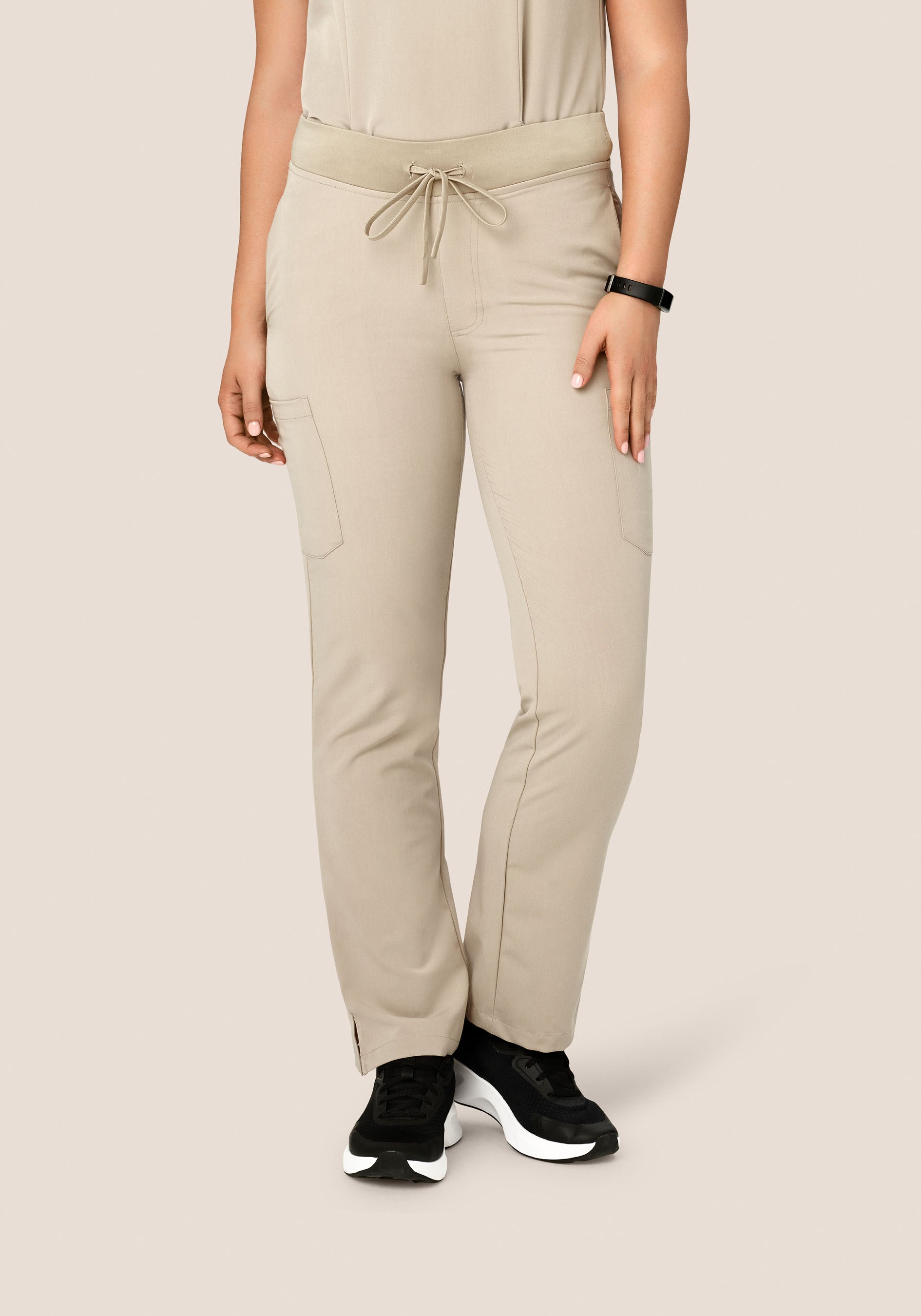 Khaki Cargo Pants with 9 Pockets