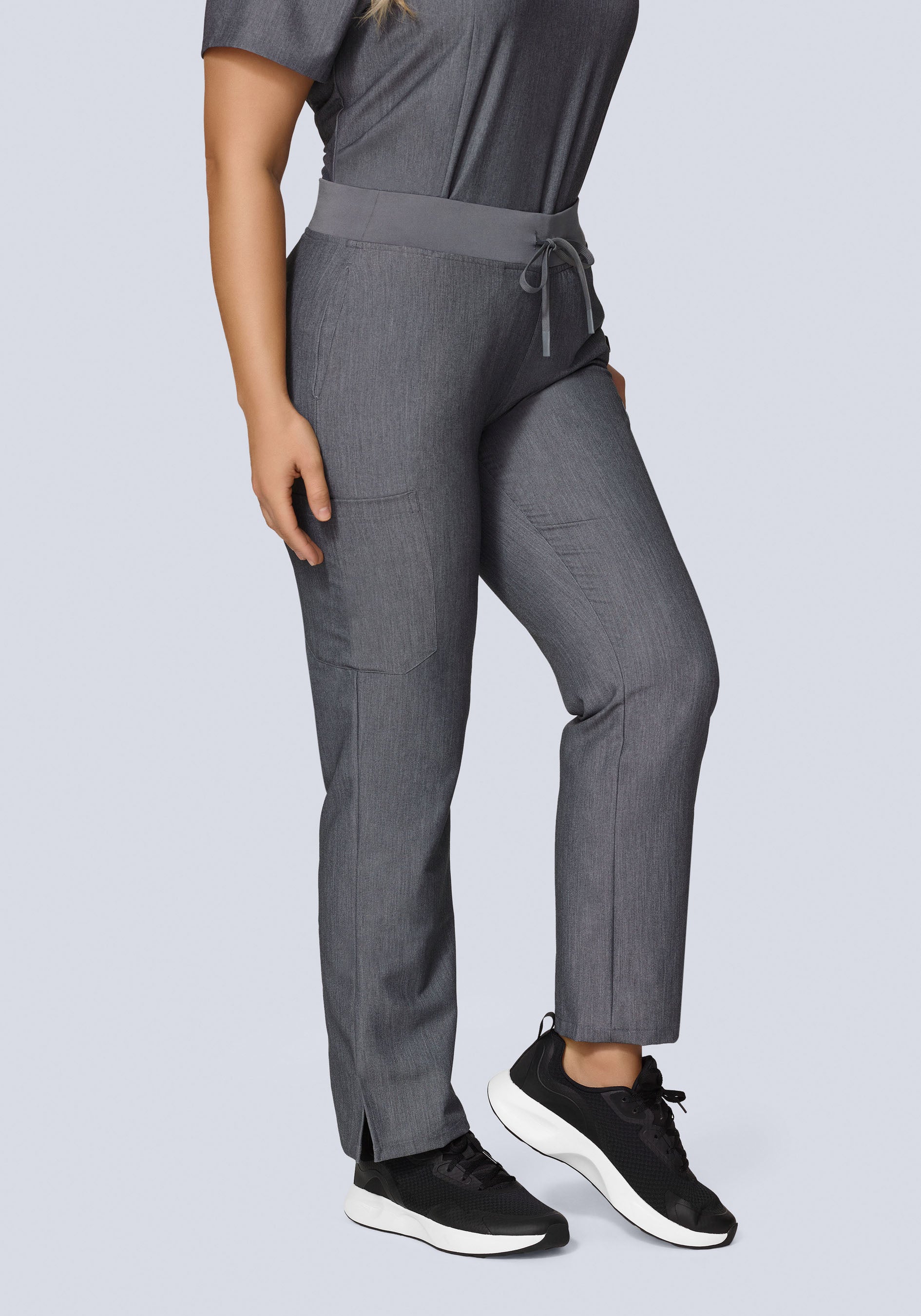 Gray Cargo Pants with 9 Pockets